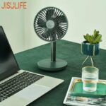 Jisulife Extendable Rotating Desktop Fan FA13P White - Image 3