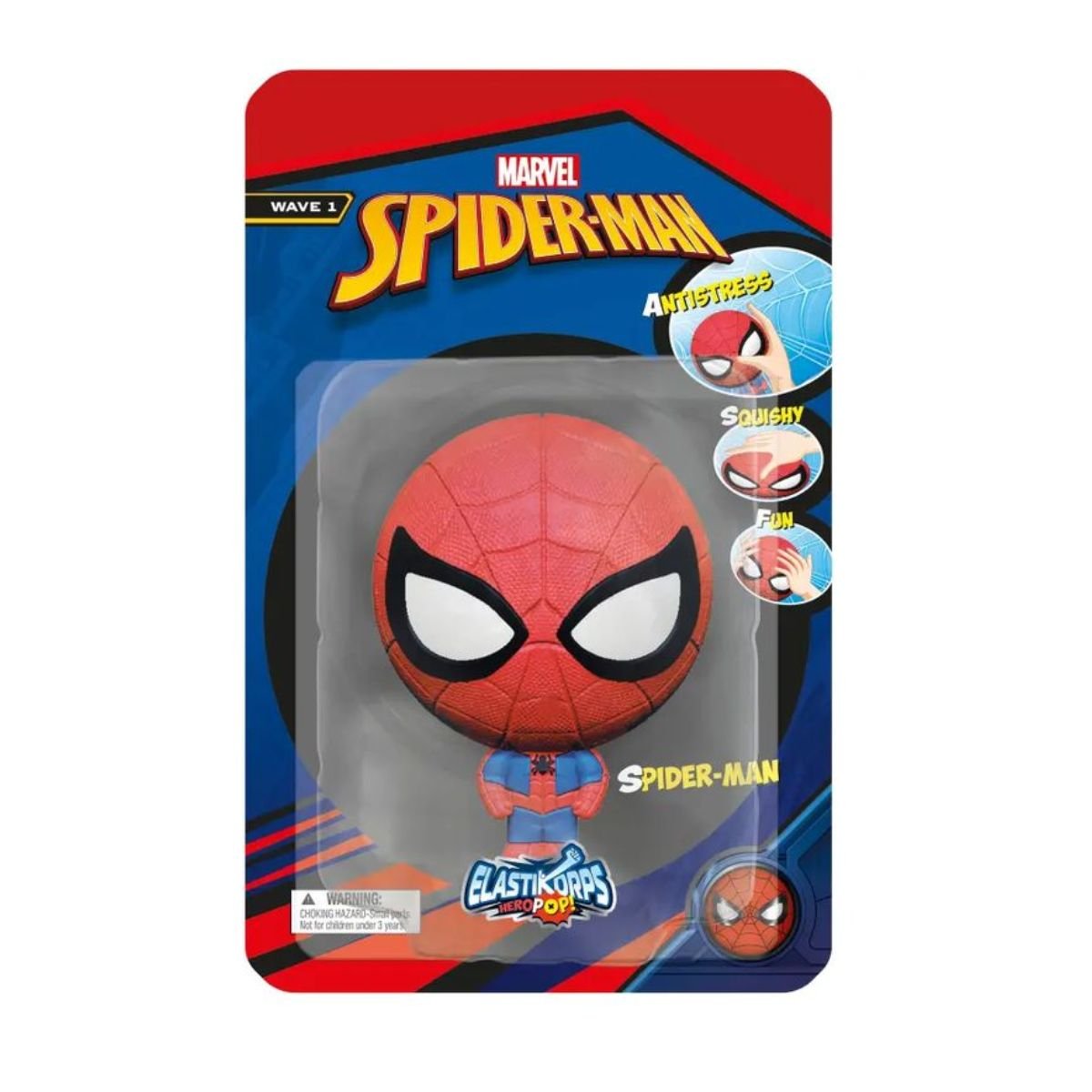 marvel-spiderman-ekastikorps-hero-pop-2 Marvel Spider-Man Hero Pop Φιγούρα Antistress και Ελαστική 4+ Ετών - Image 1