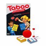 Hasbro Επιτραπέζιο Παιχνίδι Taboo Μικροί Εναντίον Μεγάλων με 260 Κάρτες, Κόρνα & Κλεψύδρα 8+ Ετών
