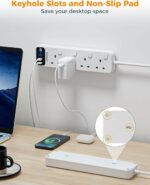 Tessan 4-Gang Extension 3 USB-A 2m 13A TS-B204 - Image 4