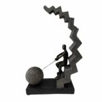 Διακοσμητικό Γλυπτό “The Power of Effort” 29cm με Συμβολική Ανθρώπινη Φιγούρα - Image 6