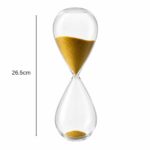 Γυάλινη Κλεψύδρα με Χρυσή Άμμο 26.5cm Διακοσμητικό Χρονόμετρο 25-30 Λεπτών - Image 4