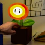 Paladone Super Mario Fire Flower LED Φωτιστικό 25cm με 3 Επίπεδα Φωτεινότητας & USB - Image 3
