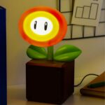 Paladone Super Mario Fire Flower LED Φωτιστικό 25cm με 3 Επίπεδα Φωτεινότητας & USB - Image 2