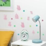 Paladone Peppa Pig Φωσφοριζέ Αυτοκόλλητα Τοίχου με 200 Αστέρια & Χαρακτήρες PP13870PP