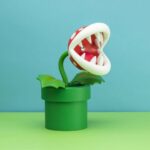Paladone  Super Mario Piranha Plant Φωτιστικό Γραφείου 33cm με Ρυθμιζόμενο Βλαστό & USB