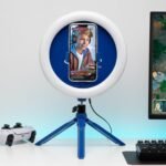 Paladone PlayStation Φωτιστικό Streaming LED 25,9cm με Τρίποδο & Βάση Κινητού PP13114PS