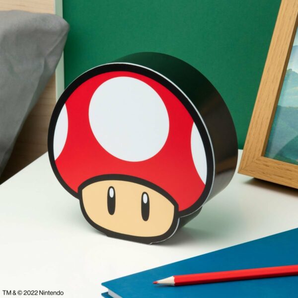 Paladone Super Mushroom Box Light Φωτιστικό LED 15cm PP9484NN