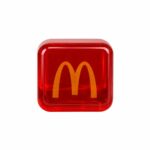 Squishy Κύβος McDonald’s Nice Cube 5x5cm Αντιστρές Παιχνίδι 3+ Ετών Κόκκινο