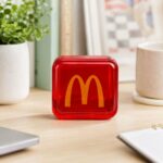 Squishy Κύβος McDonald’s Nice Cube 5x5cm Αντιστρές Παιχνίδι 3+ Ετών Κόκκινο - Image 3