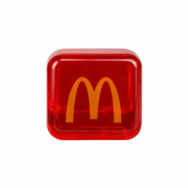 Squishy Κύβος McDonald’s Nice Cube 5x5cm Αντιστρές Παιχνίδι 3+ Ετών Κόκκινο
