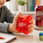 Squishy Κύβος Dr Pepper Nice Cube 5x5cm Αντιστρές Παιχνίδι 3+ Ετών Κόκκινο - Image 2