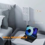 Tessan Πολύπριζο 8 Θέσεων με 3 Θύρες USB και Καλώδιο 2m TS-204-C - Image 3